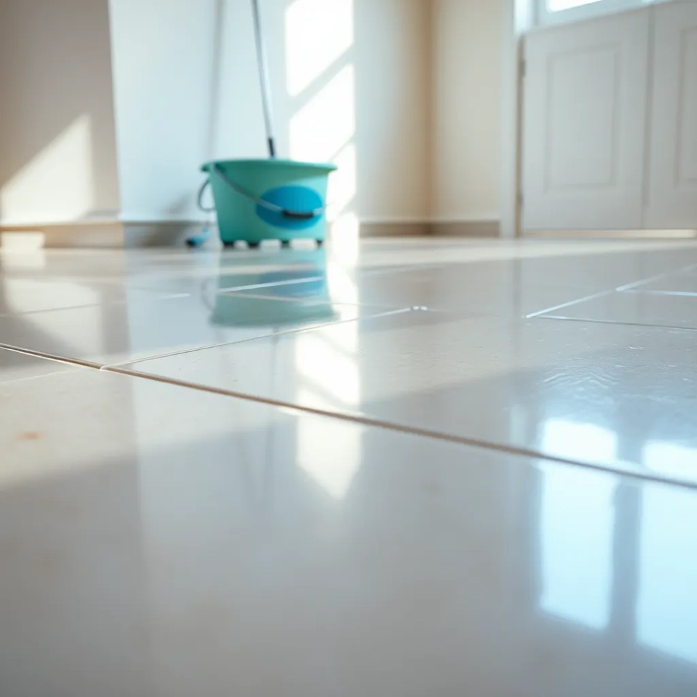 Mycie podłogi bez smug