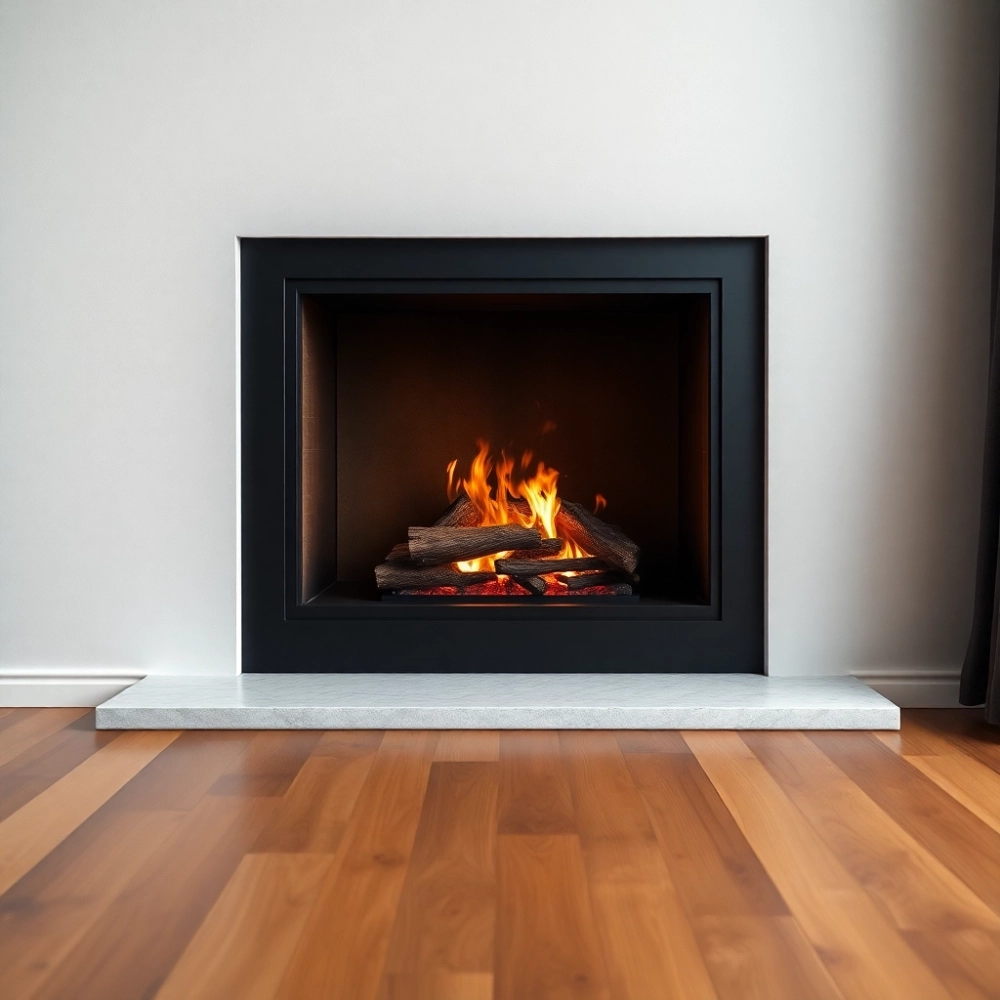 Na jakiej wysokości kominek od podłogi