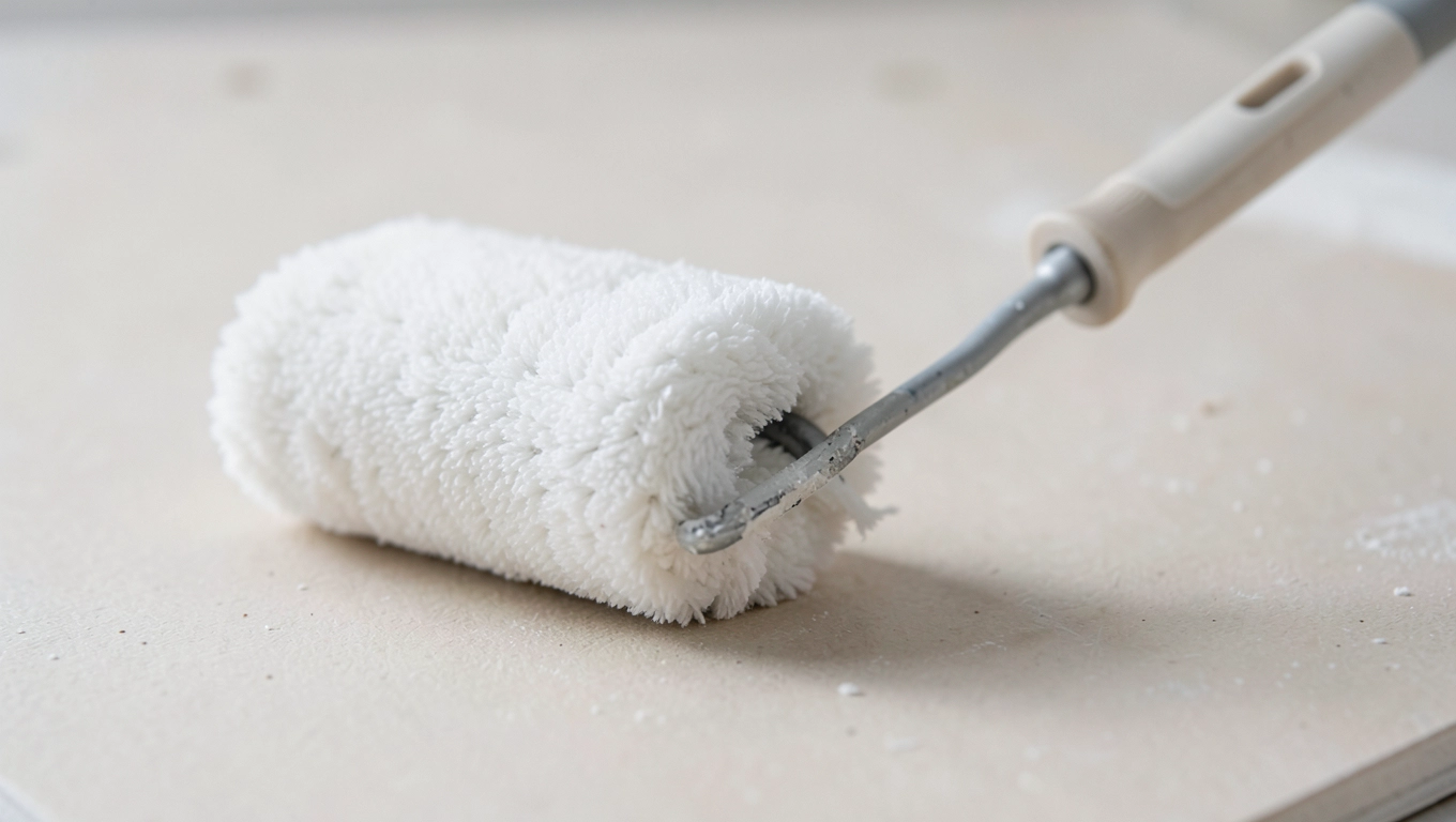 Narzędzia do malowania płytek gipsowych wałkiem