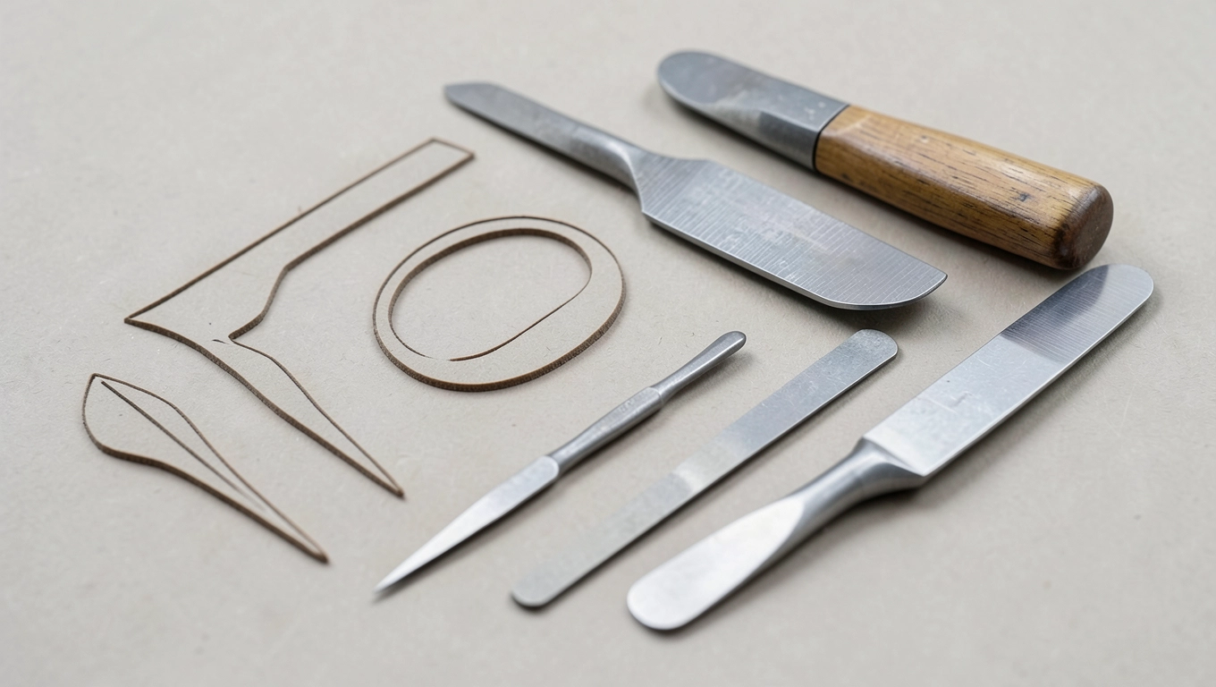 Narzędzia do matrycy linoleum linorytowego