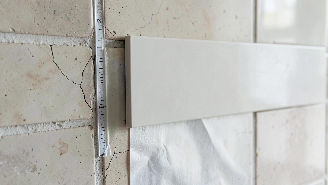 Nowe płytki na starych w kuchni