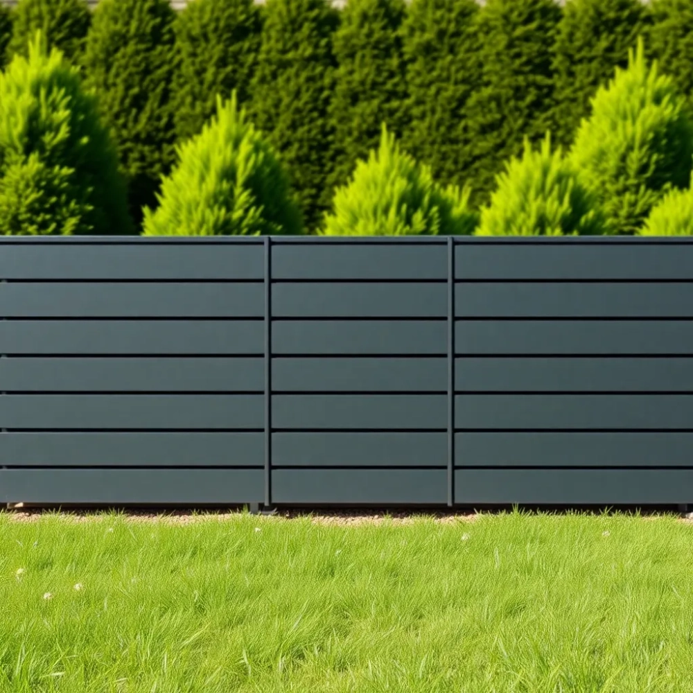 Nowoczesne ogrodzenie panelowe