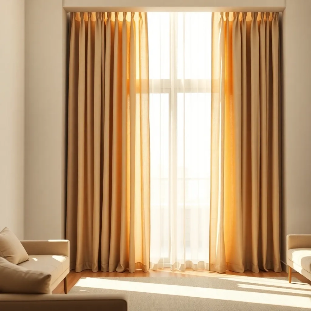 Nowoczesne panele okienne do salonu