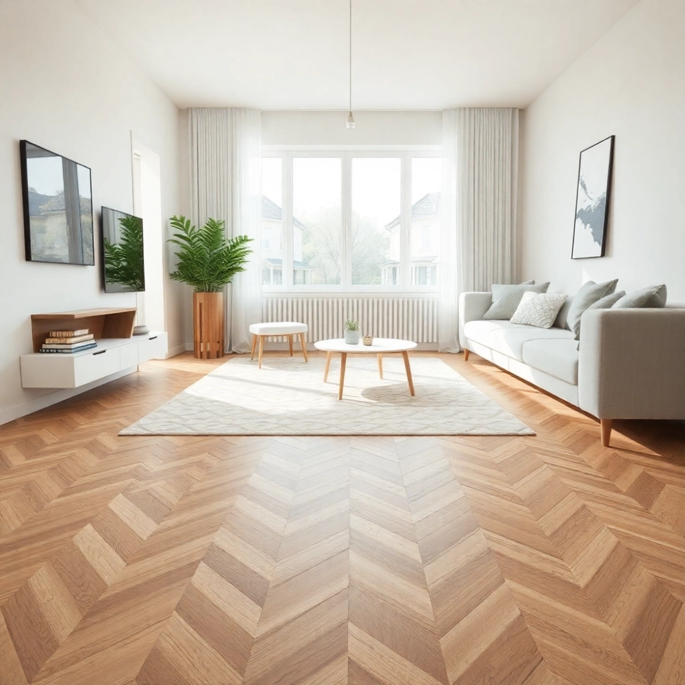 Nowoczesne panele podłogowe do salonu