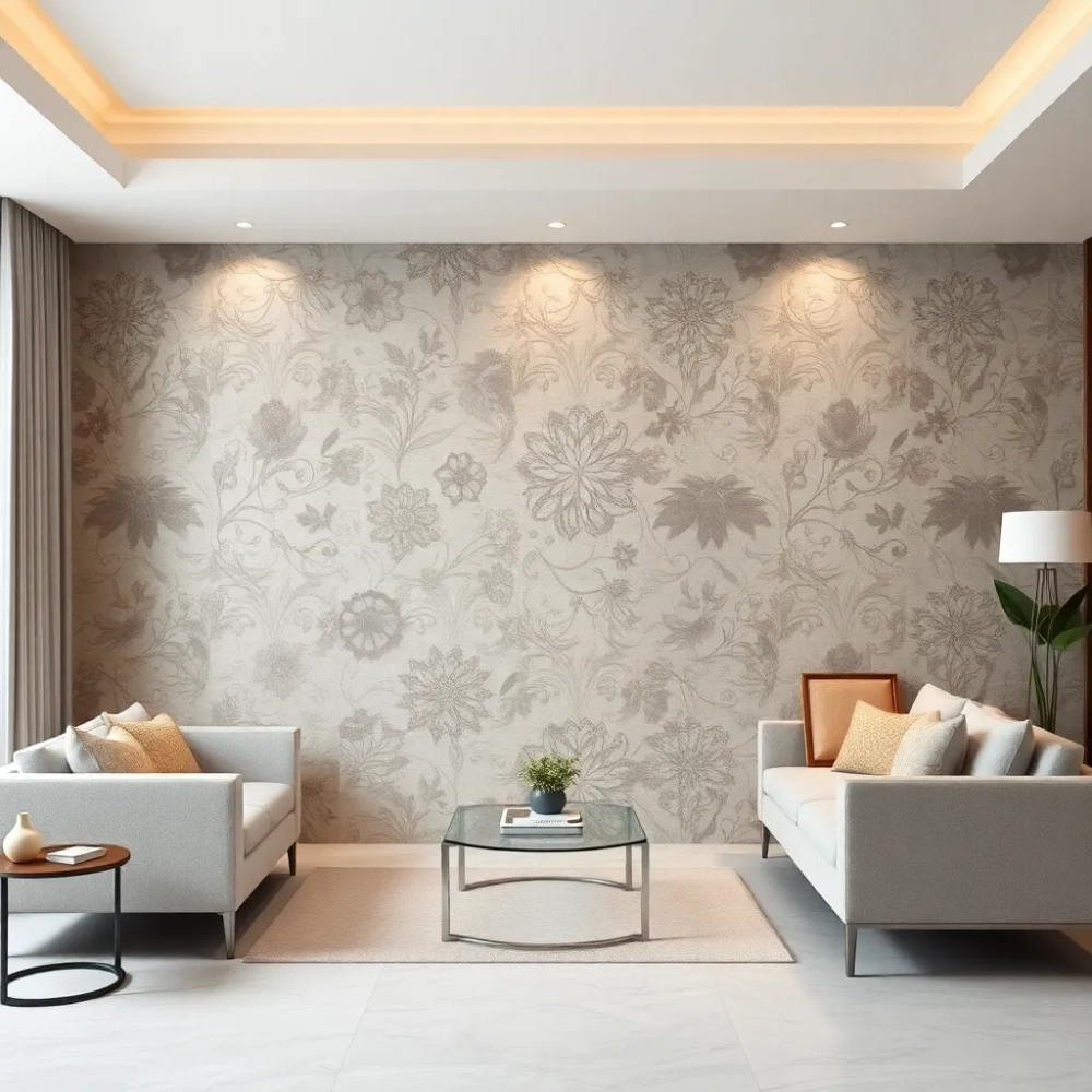 Nowoczesne płytki do salonu na ścianę