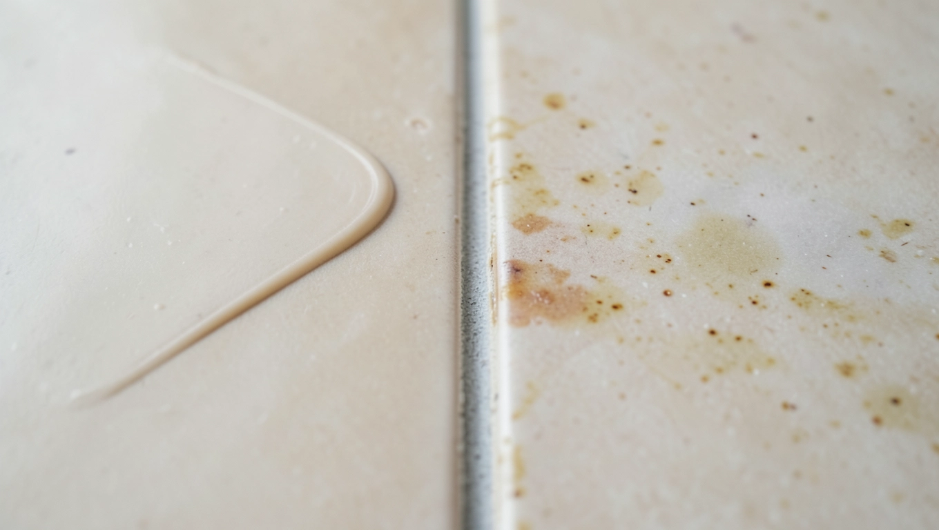 Ochrona koloru płytek gresowych woskiem