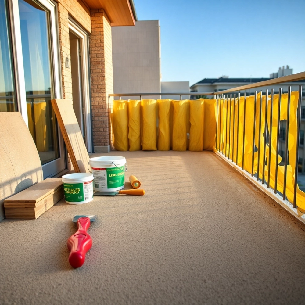 Ocieplenie I Wylewka Na Balkonie