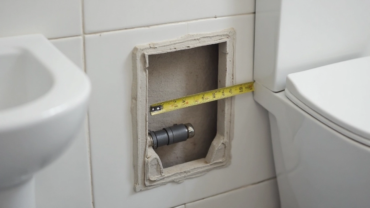 odległość geberitu od ściany bocznej