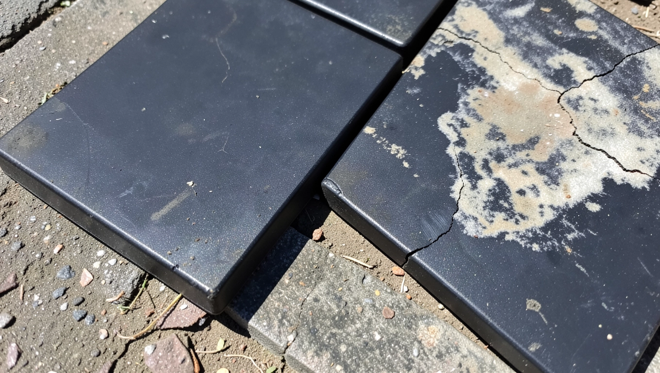 Odporność gumowych płytek na pogodę