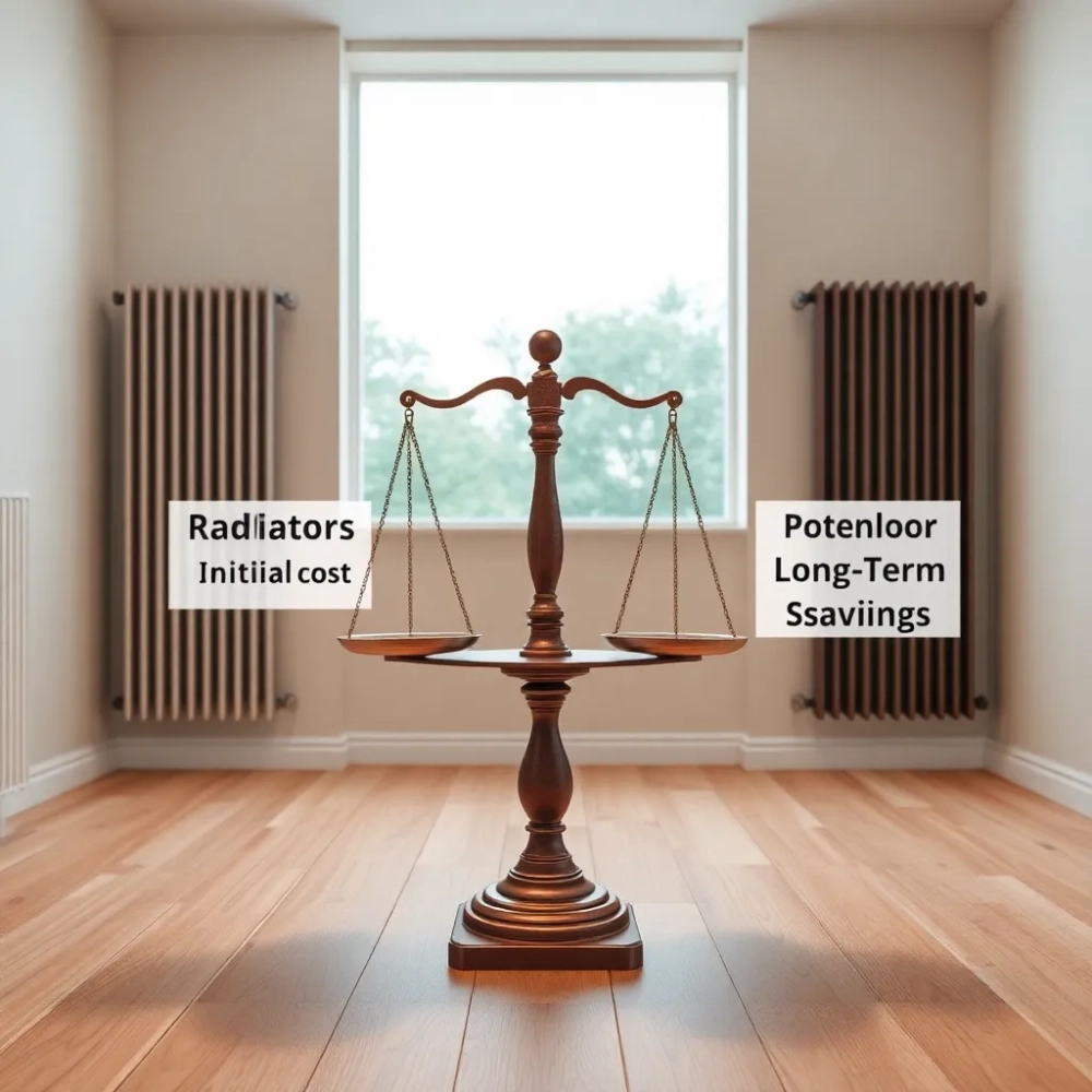 Ogrzewanie podłogowe czy grzejniki cena