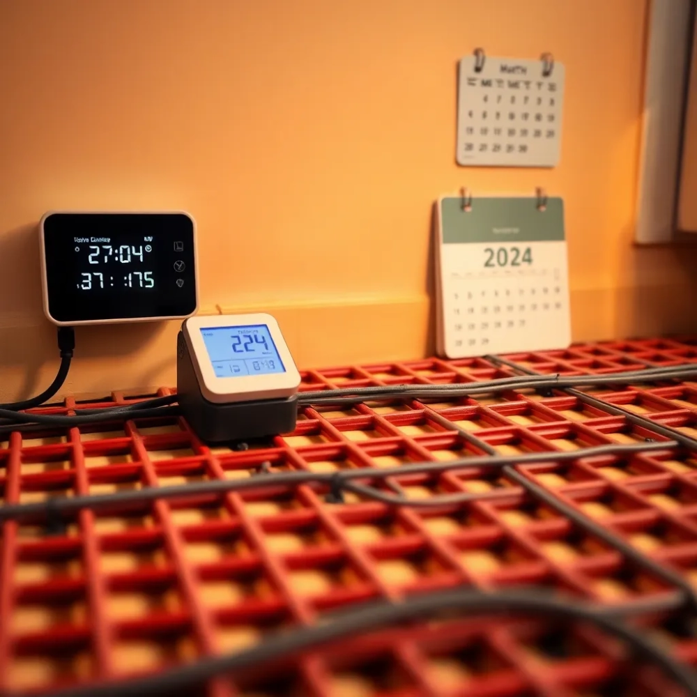 Ogrzewanie podłogowe elektryczne koszty miesięczne 2024