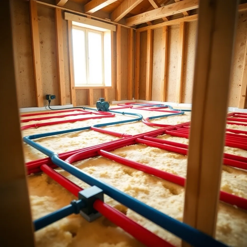 Ogrzewanie podłogowe w domu szkieletowym
