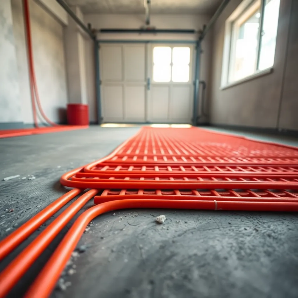 Ogrzewanie podłogowe w garażu ile od bramy