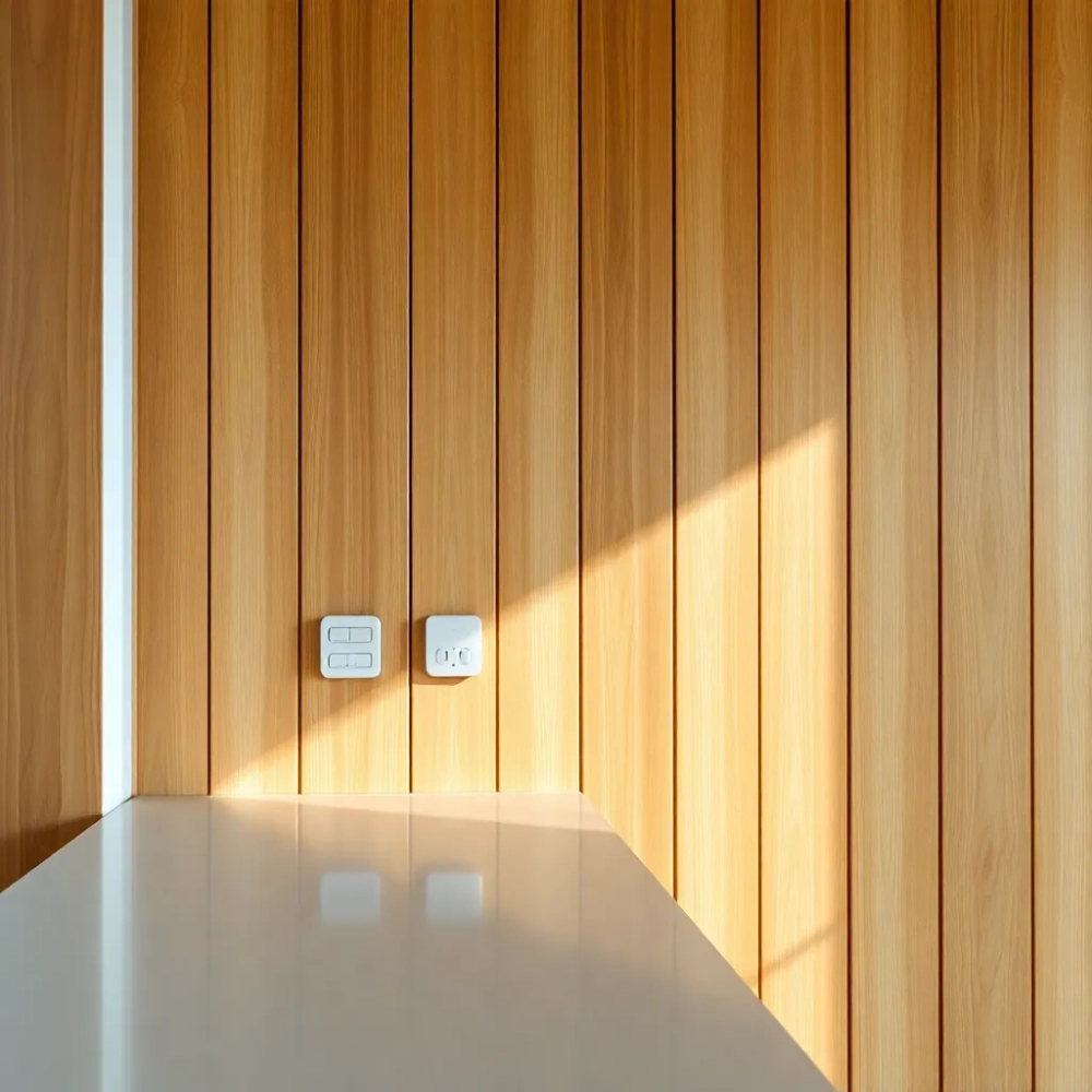 Panele drewniane na ścianę w kuchni