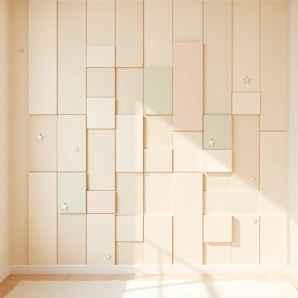 Panele ścienne dla dziewczynki