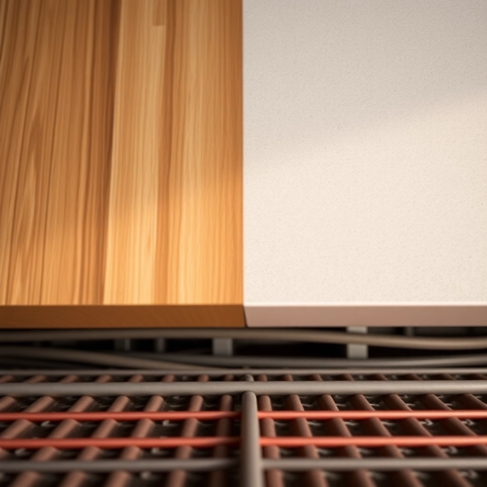 Panele winylowe czy płytki na ogrzewanie podłogowe