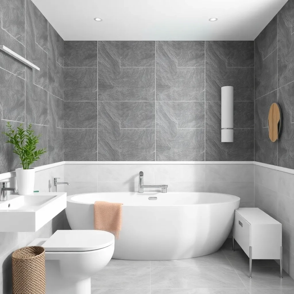 Panele winylowe samoprzylepne na ścianę do łazienki