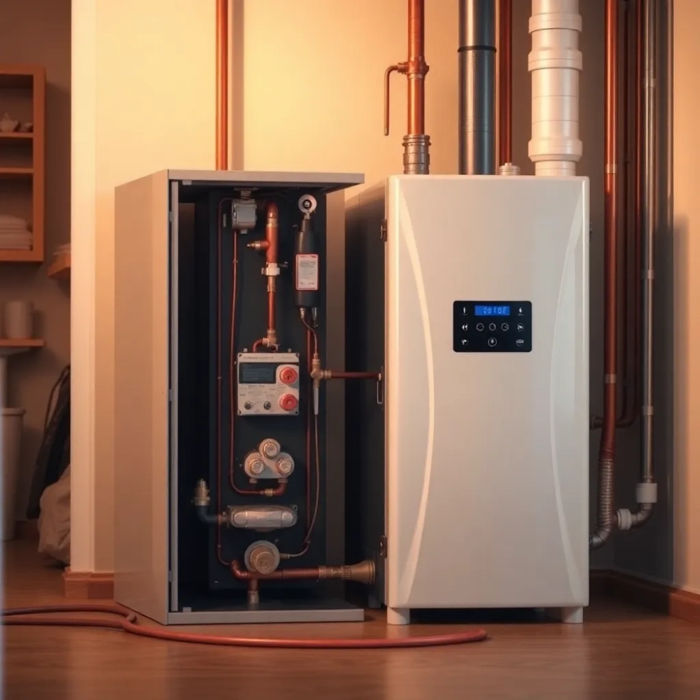 Piec do ogrzewania podłogowego