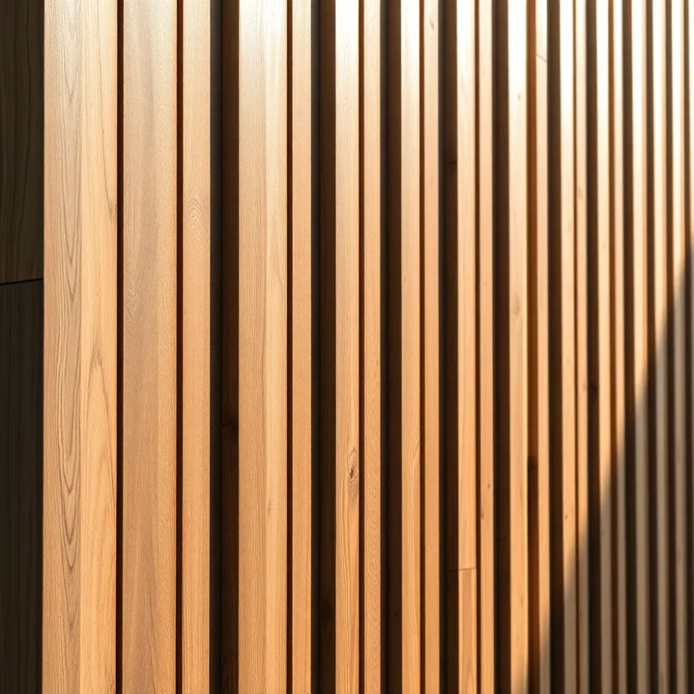 Pionowe deski na elewacji