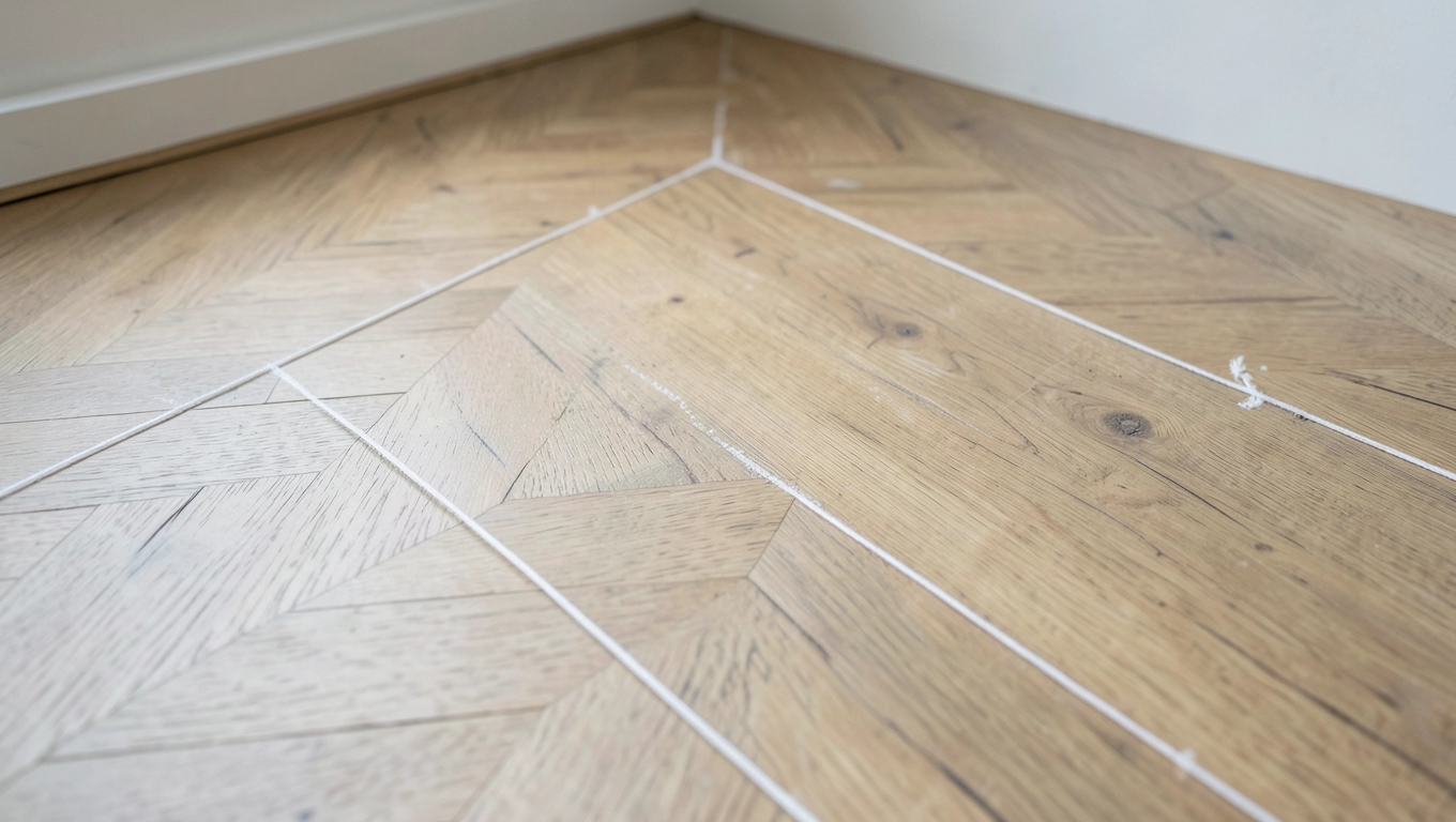 Planowanie linii bazowej pod jodełkę w winylach