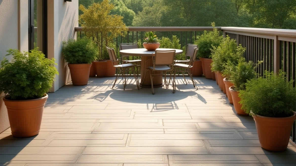 płytki na balkon bez klejenia