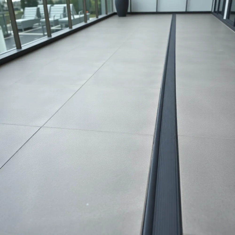 Płytki na balkon z okapnikiem