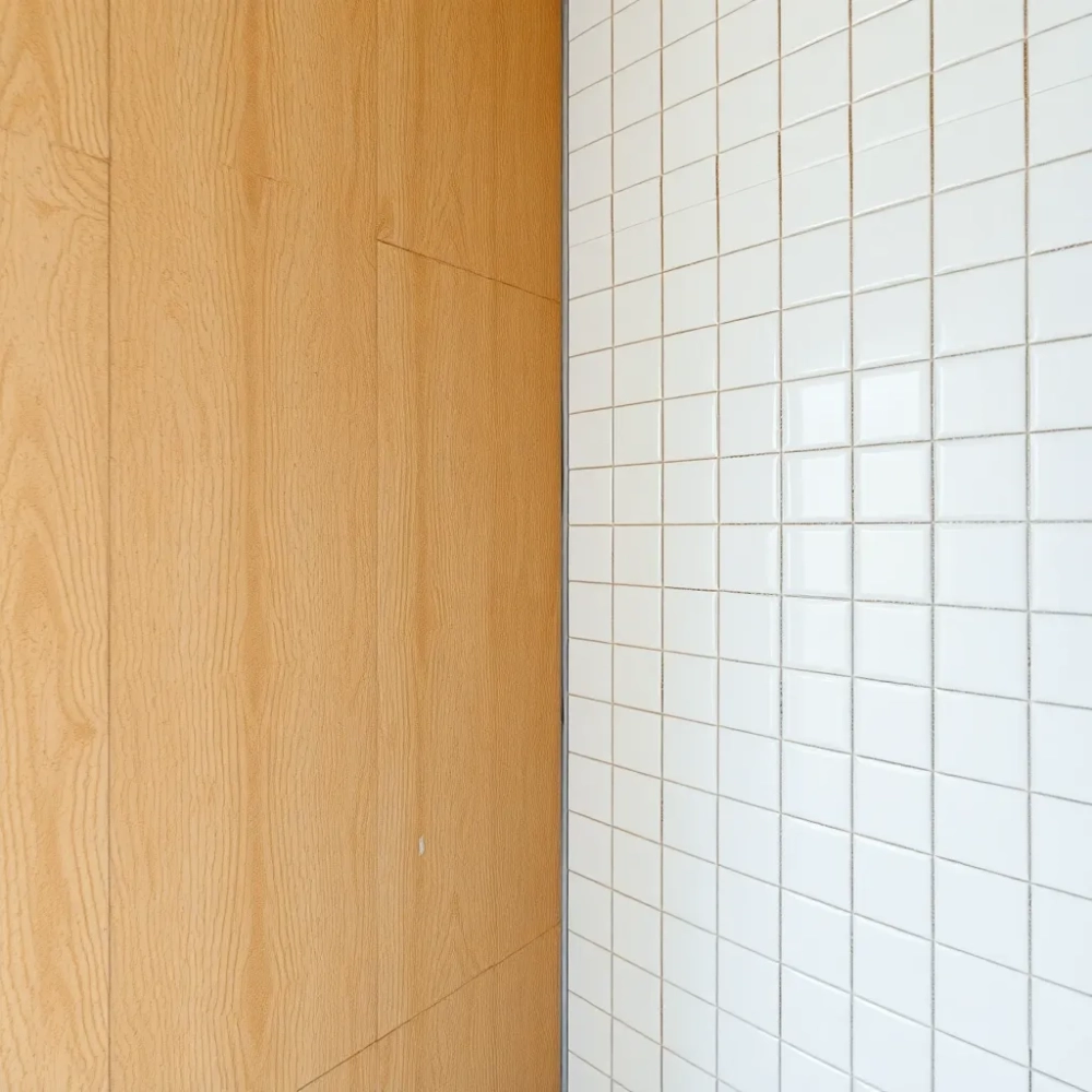 Płytki na płytę OSB w łazience