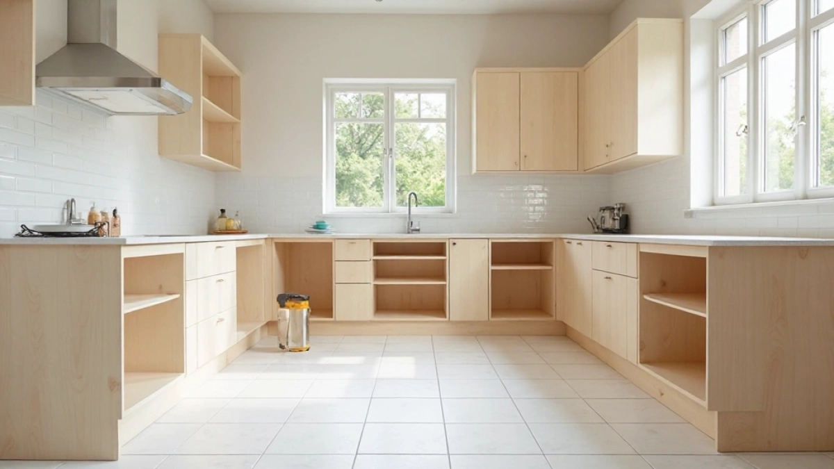 płytki w kuchni przed czy po meblach