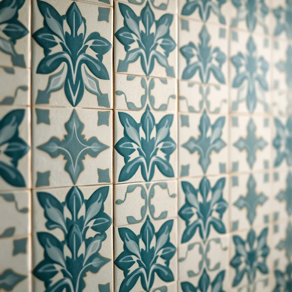 Płytki z motywem do łazienki