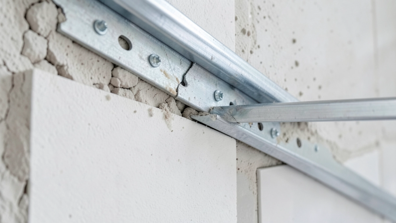 Płyty GK na duże nierówności ścian pod płytki