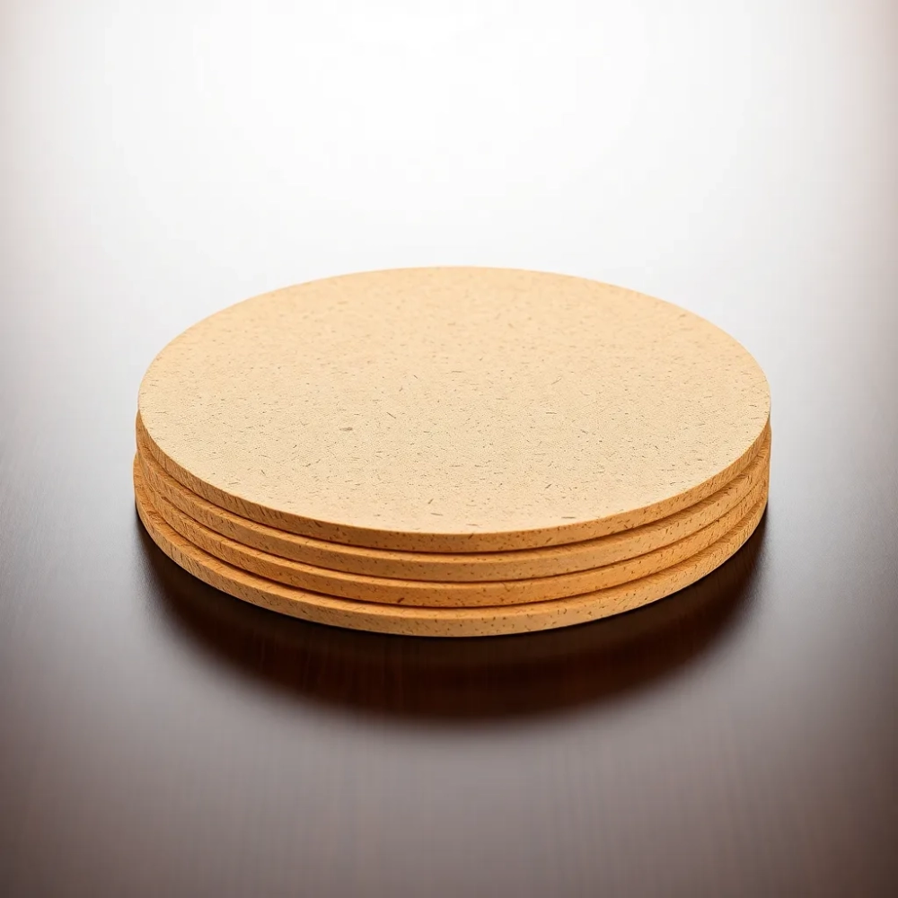 Podkładki korkowe na stół okrągłe