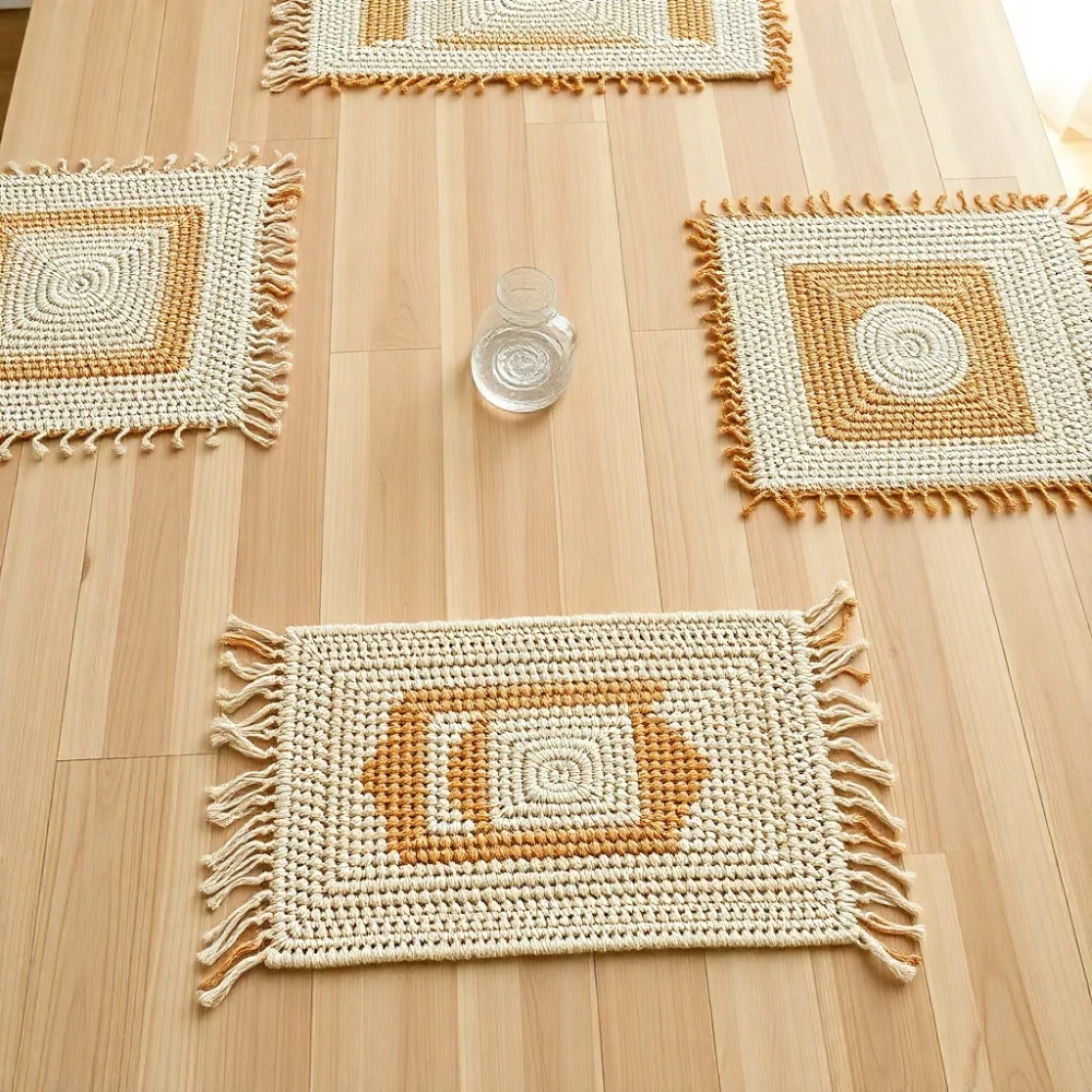 Podkładki na stół Boho prostokątne