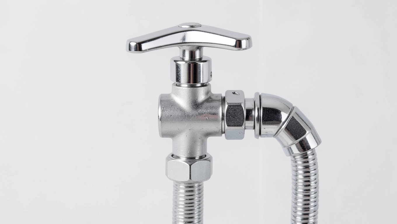 Podłączenie wody R1/2 z zaworem w Geberit Duofix Basic