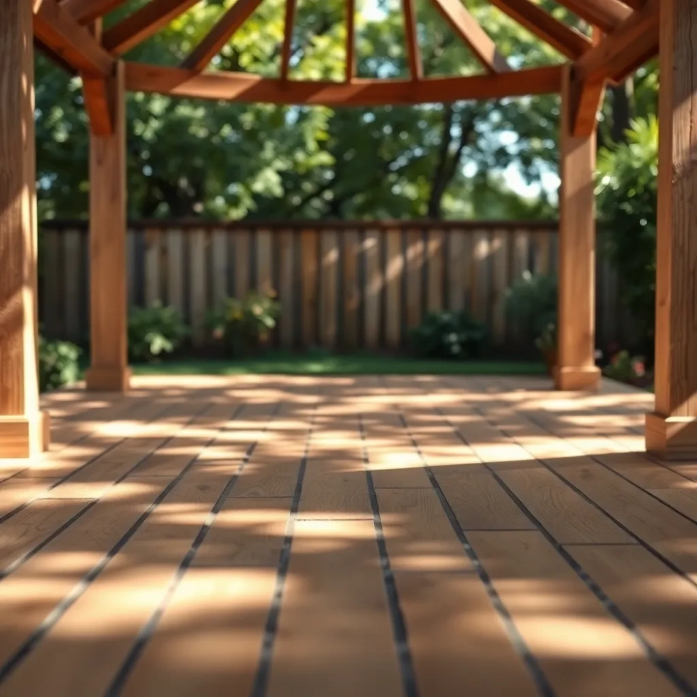 Podłoga do altany ogrodowej