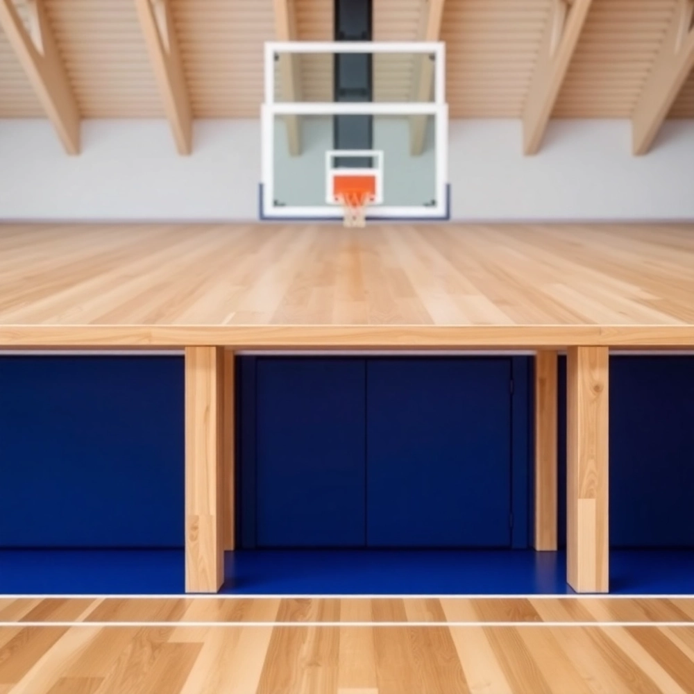 Podłoga sportowa na legarach cena