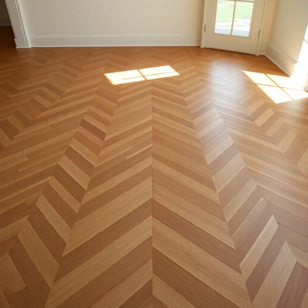 podłoga w jodełkę