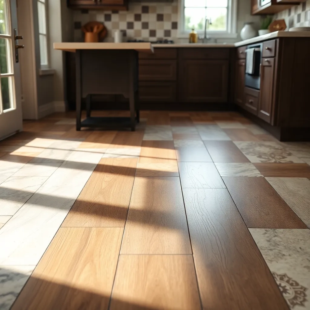 Podłoga w kuchni  inspiracje