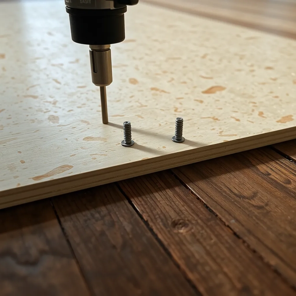 Podłoga z OSB na starych deskach