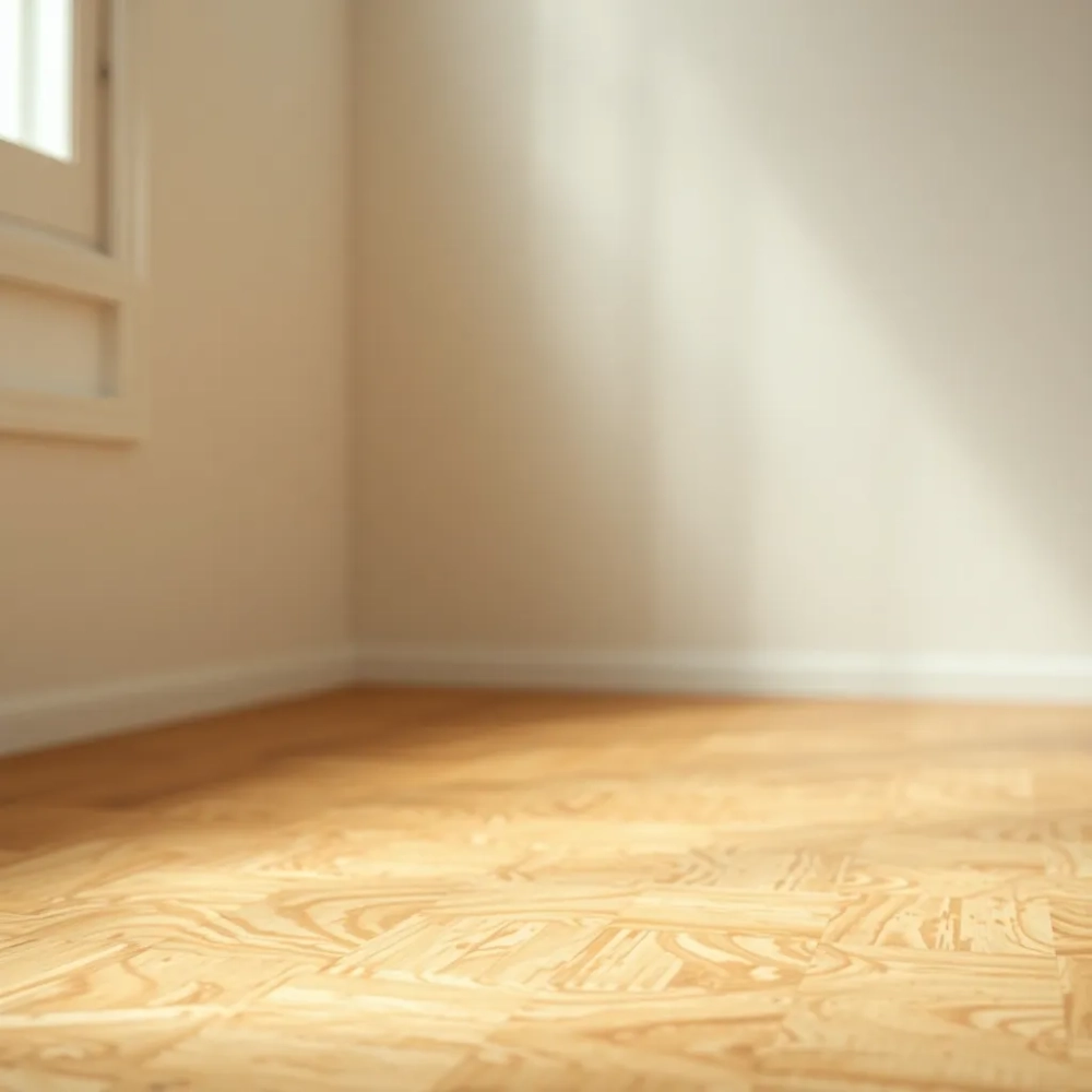 Podłoga z płyt OSB lakierowana