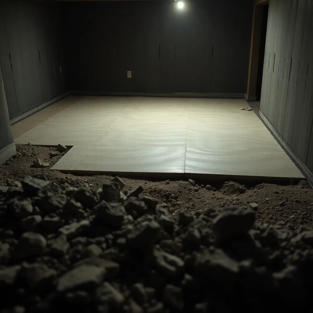 Podniesienie posadzki w piwnicy