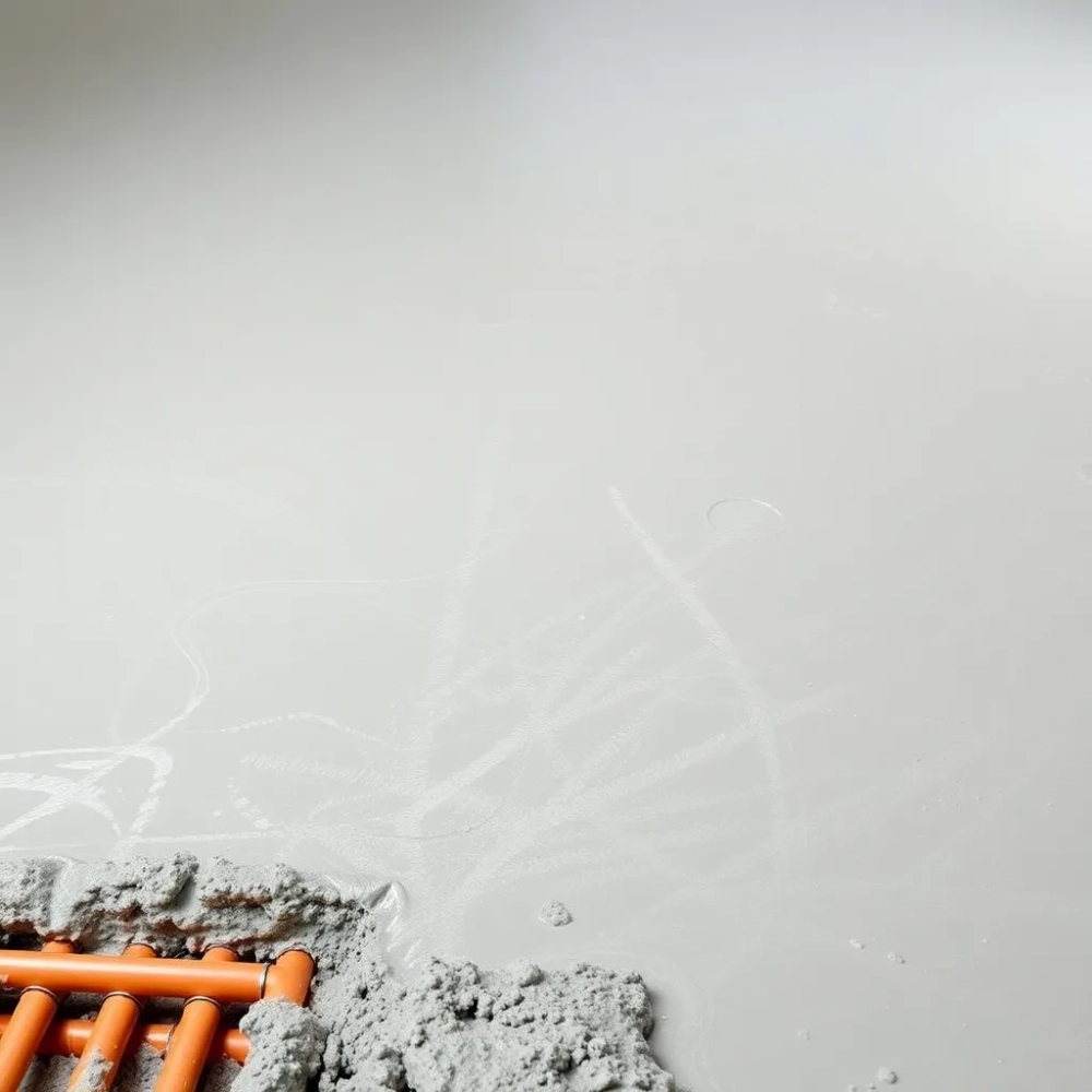 Posadzka cementowa na ogrzewanie podłogowe