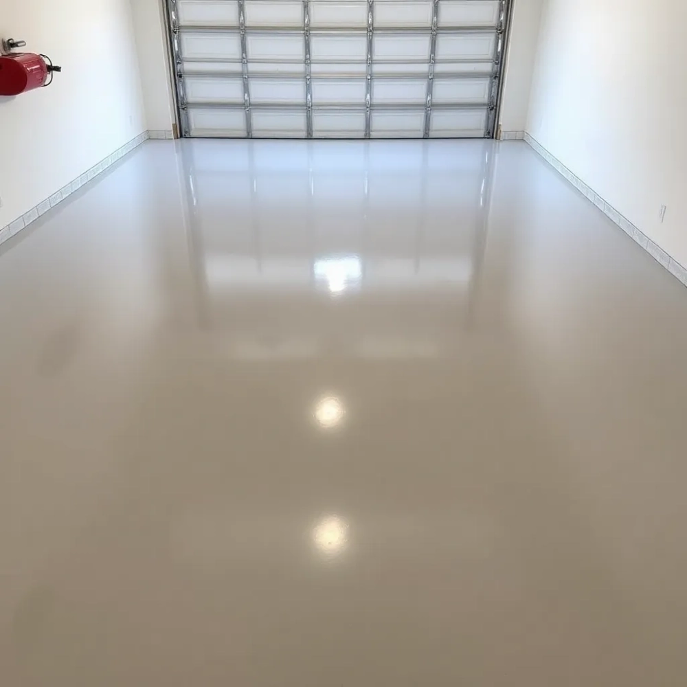 Posadzka epoksydowa w garażu