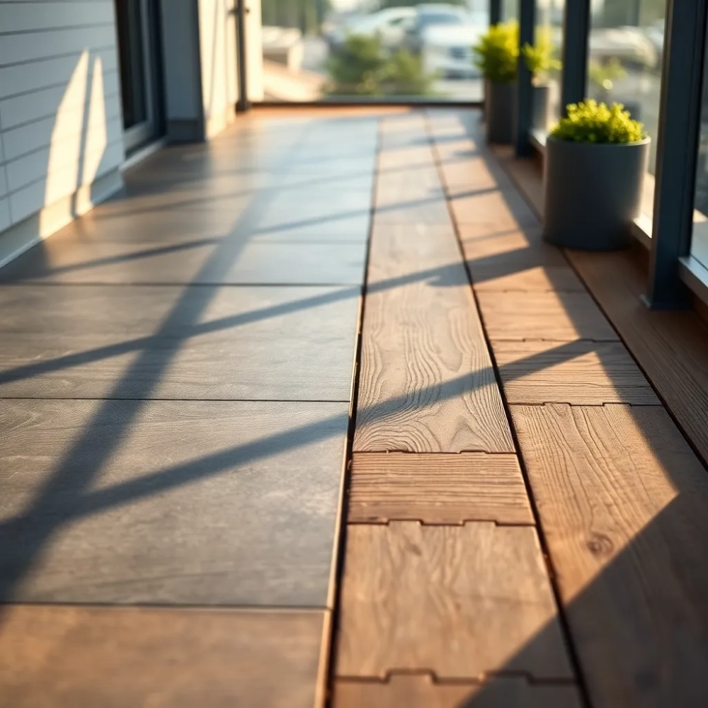 posadzka na balkonie z czego