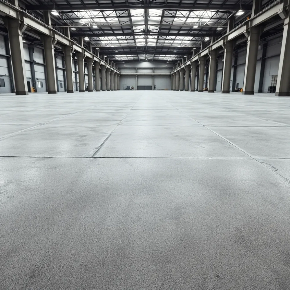 Posadzka na hali produkcyjnej