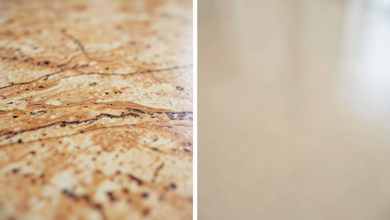 Prawdziwe linoleum kontra syntetyczne PVC