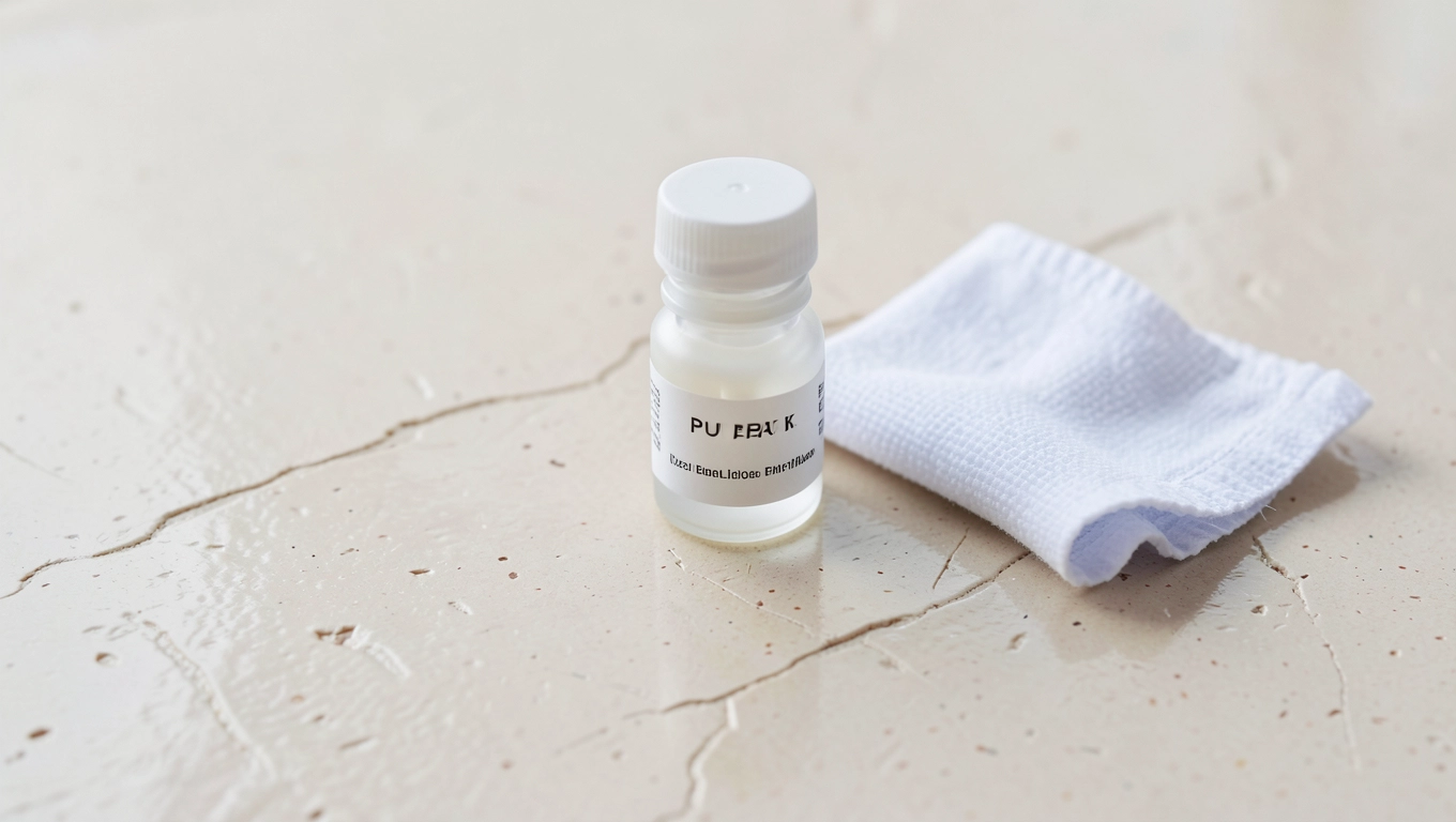 Preparat PU w zestawie do delikatnych rys na linoleum