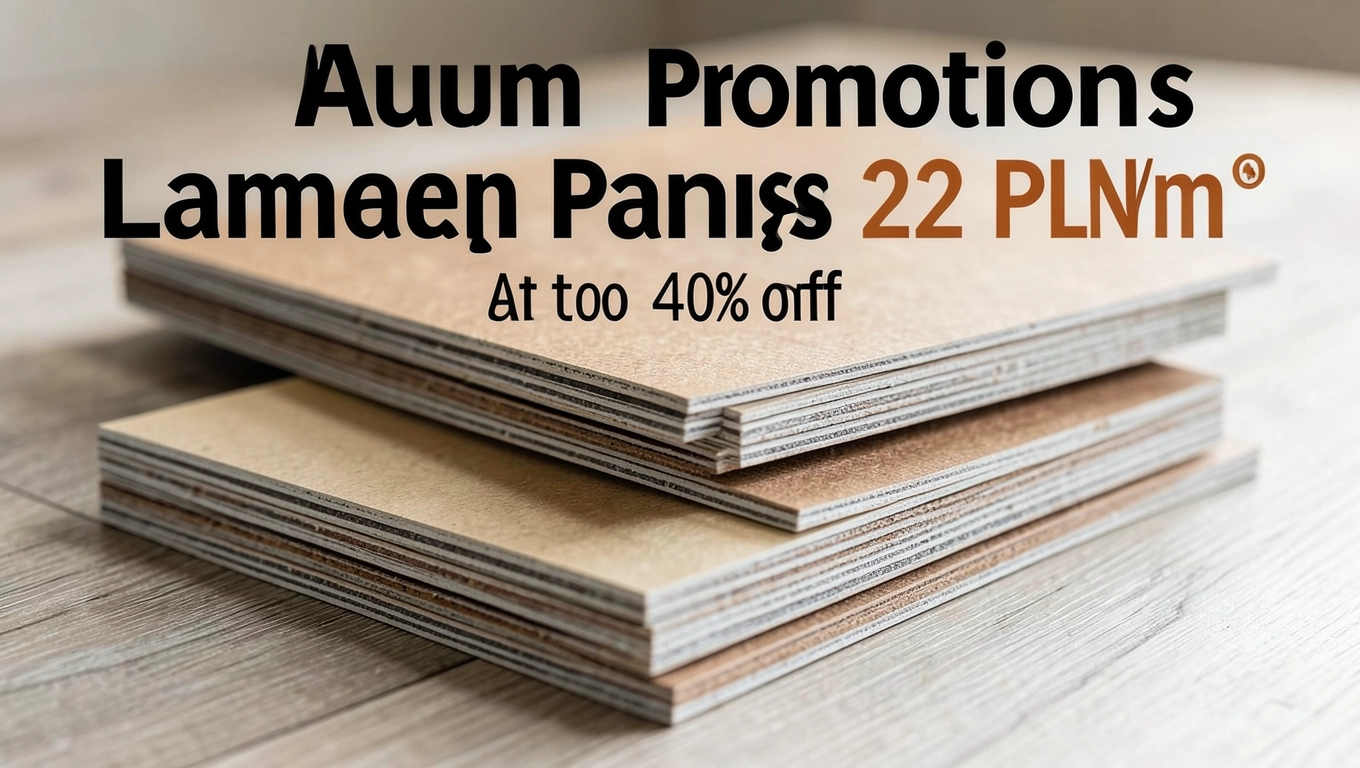 Promocje na tanie panele podłogowe za m²