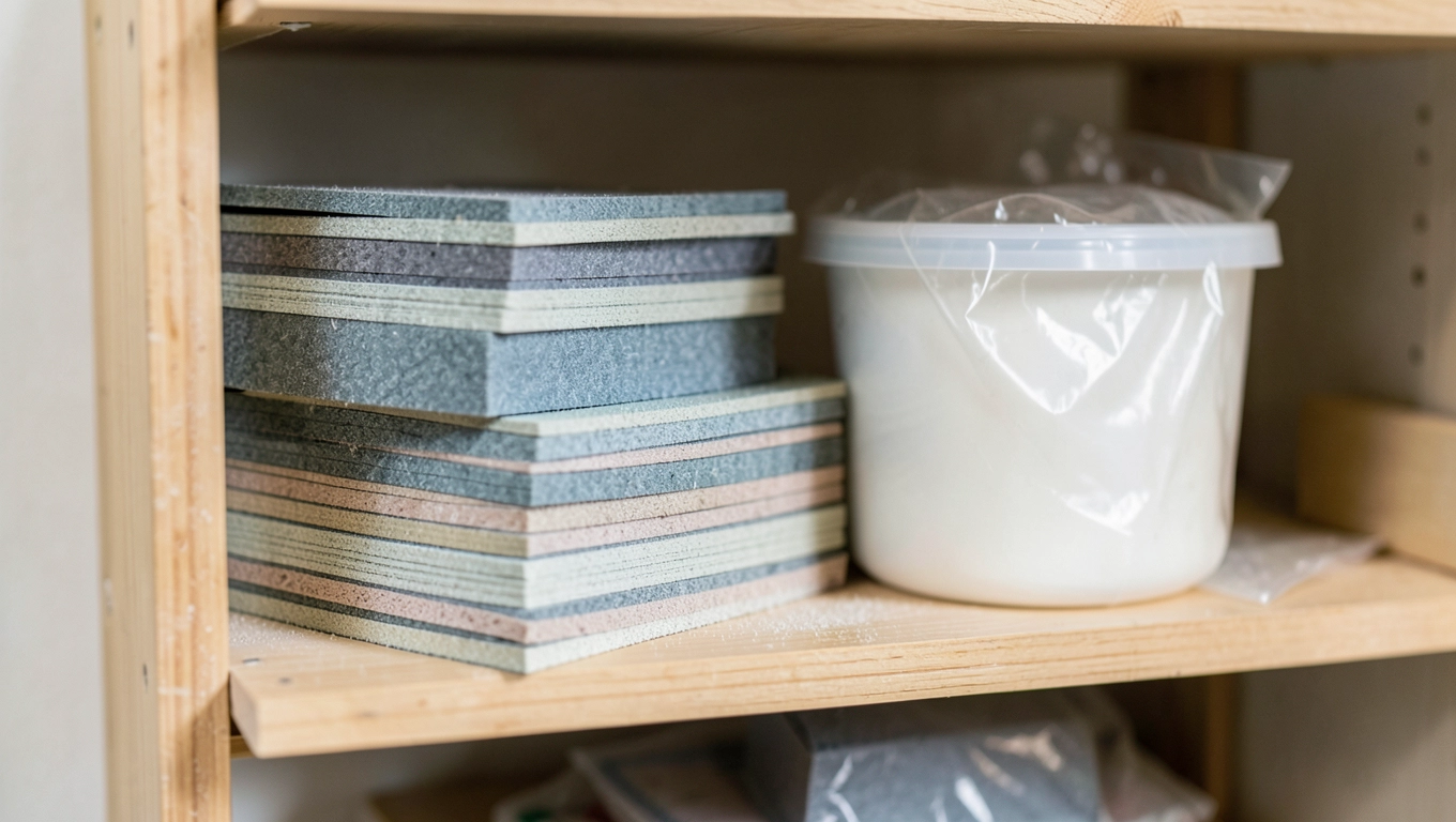 Przechowywanie i trwałość papieru ściernego w cykliniarce