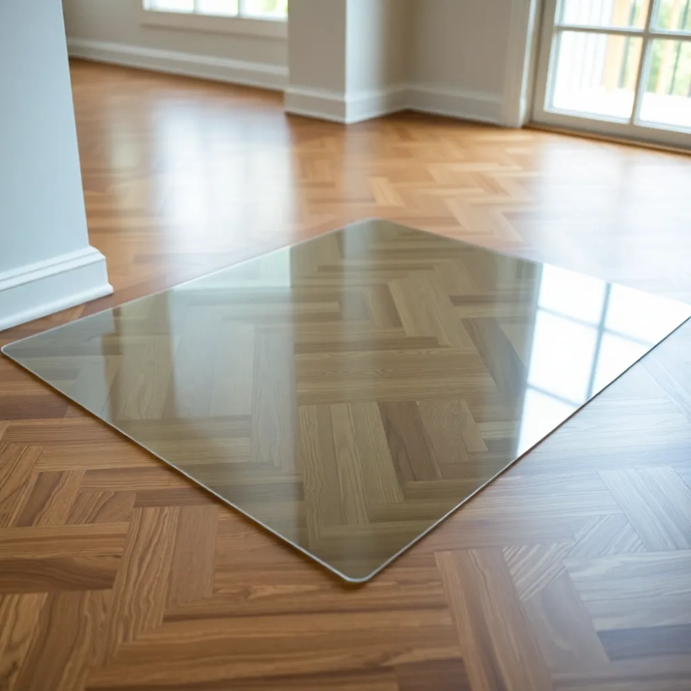 Przezroczysta mata na podłogę na wymiar