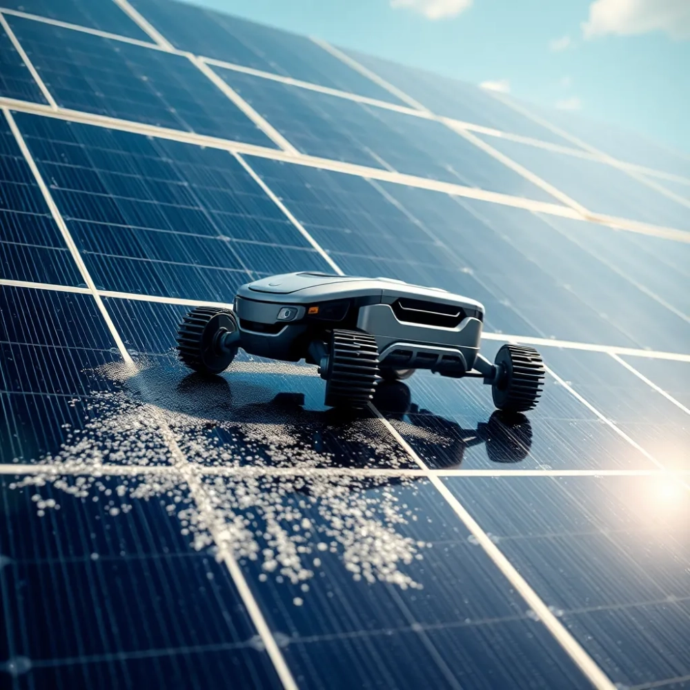 Robot do mycia paneli fotowoltaicznych
